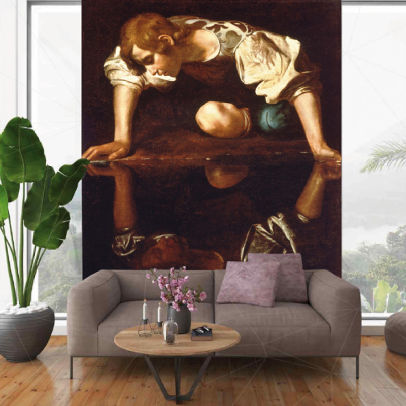 Ταπετσαρία Διάσημων Ζωγράφων Narcissus Caravaggio